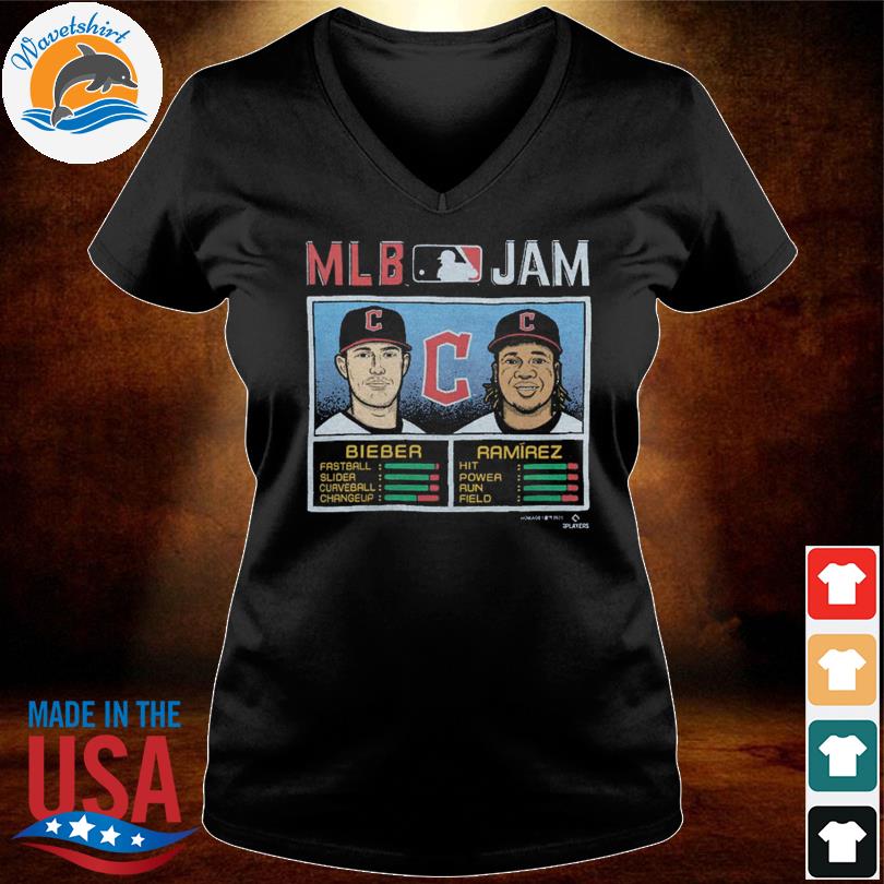 MLB Jam Cleveland Guardians Bieber and Ramirez 2022 shirt, hoodie