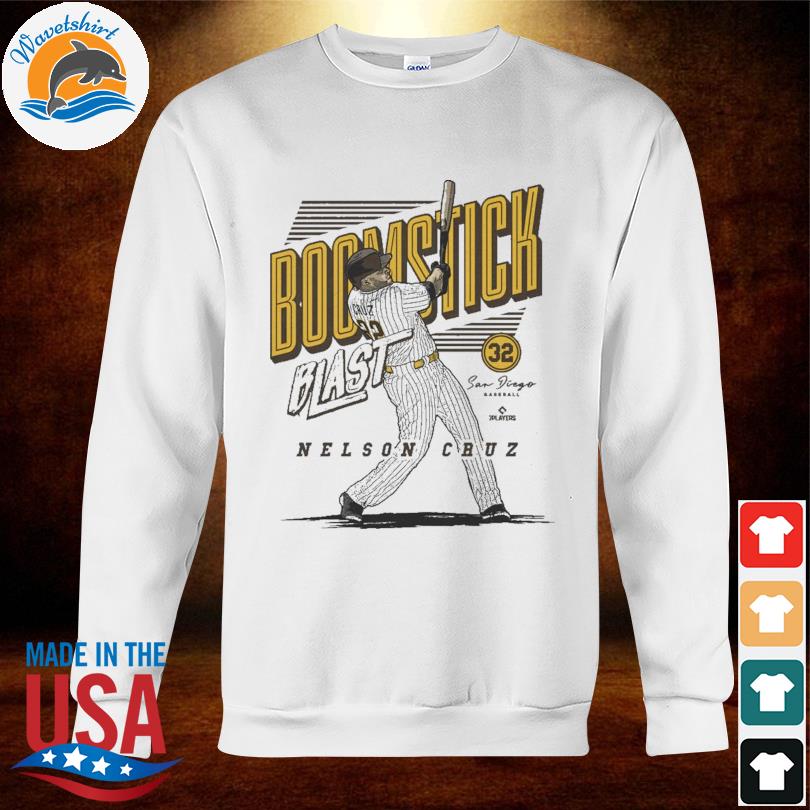 Boom stick Nelson Cruz San Diego Padres shirt, hoodie, sweater and v-neck t- shirt