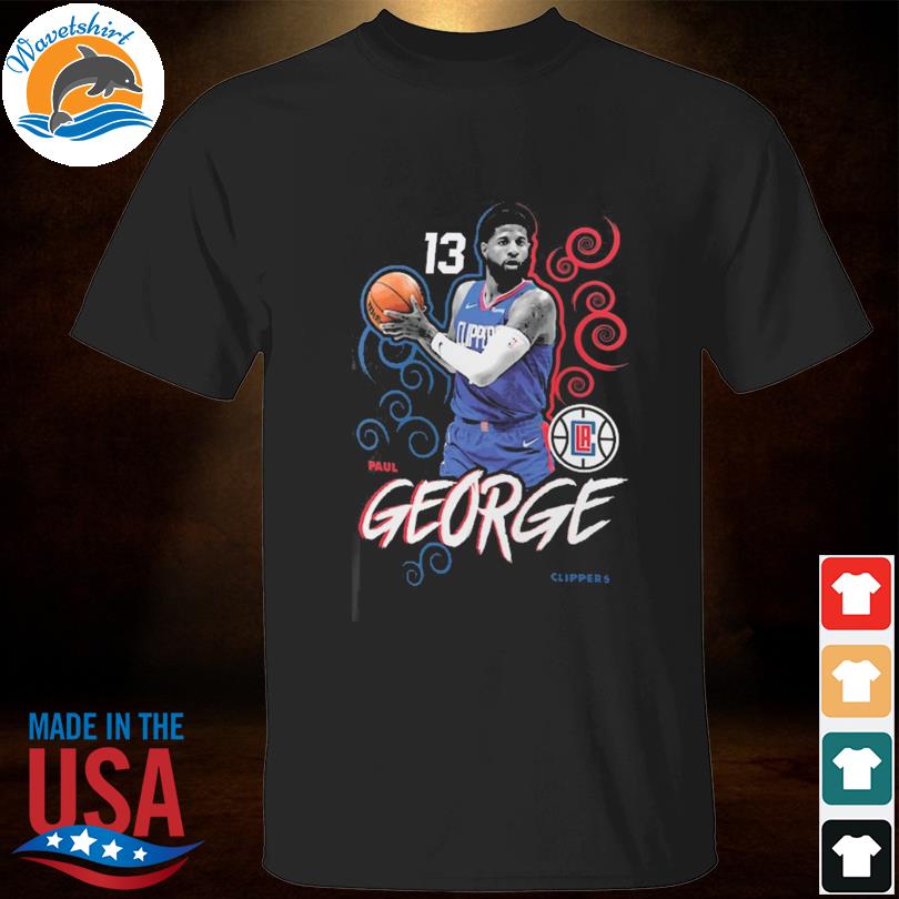 Paul george la clippers player name & number competitor shirt