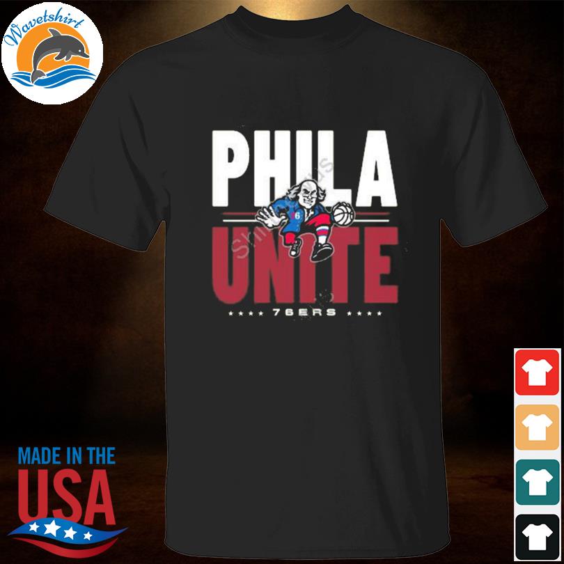 Philadelphia unite 76ers announcer shirt
