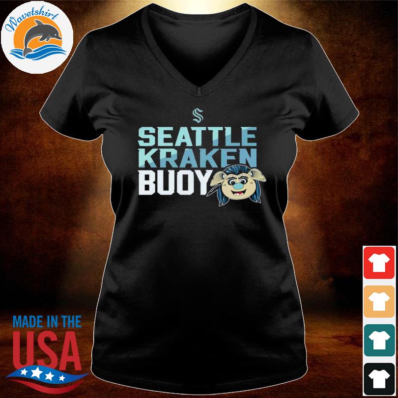 Official Awesome Seattle kraken mascot head buoy T-shirt, hoodie