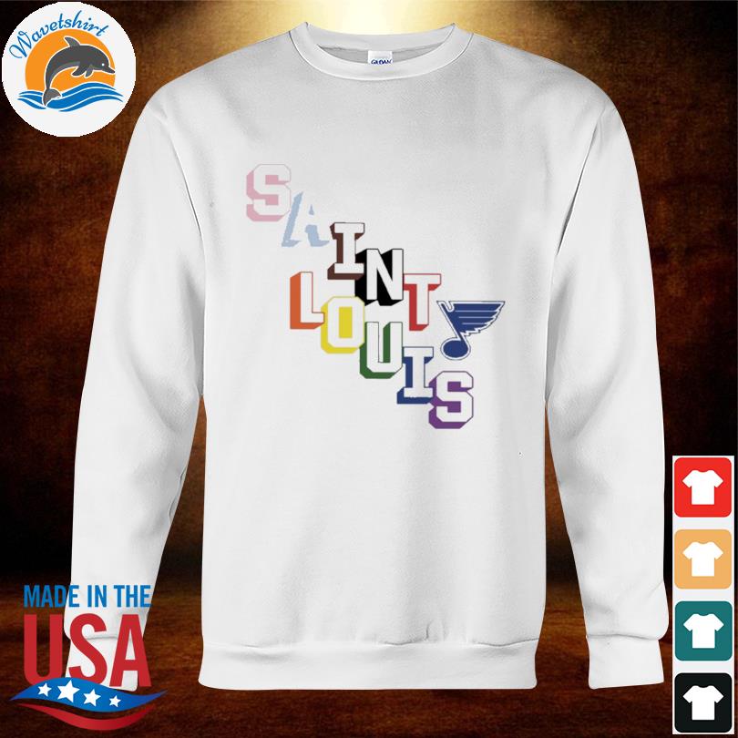 Stlauthentics st louis blues pride saint louis shirt, hoodie, sweater, long  sleeve and tank top