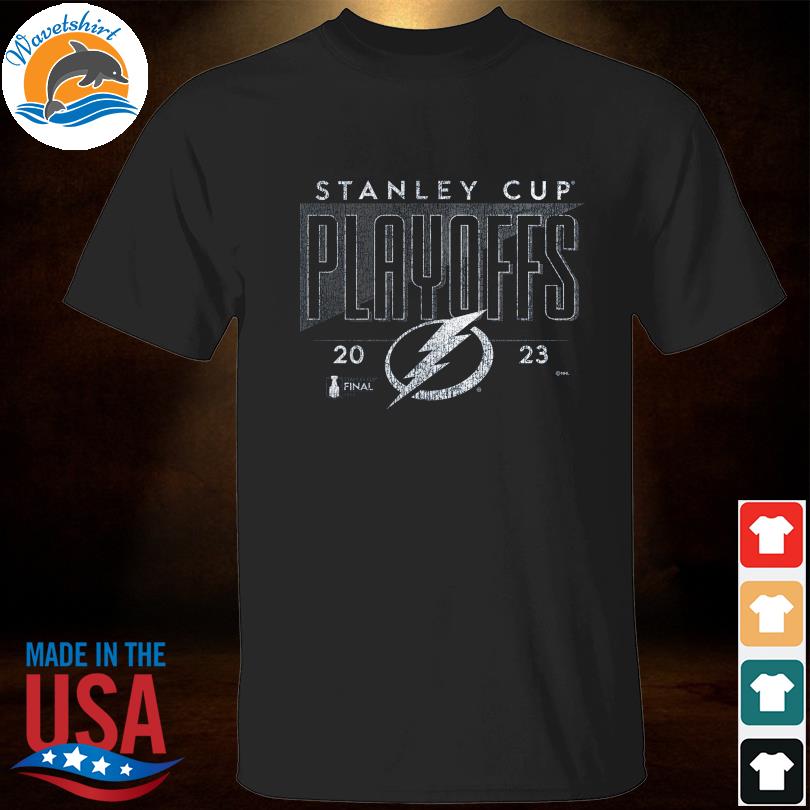 NHL Tampa Bay Lightning 2-Hit Tri-Blend Grey T-Shirt