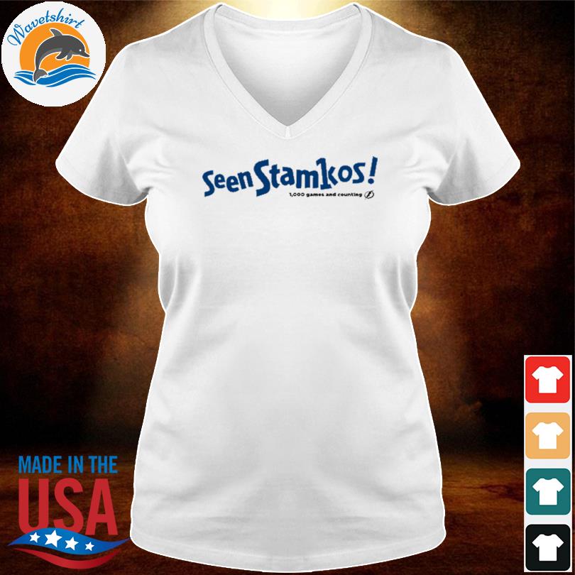 Tampa Bay Lightning Seen Stamkos 1000 Games T-shirt - Myluxshirt News
