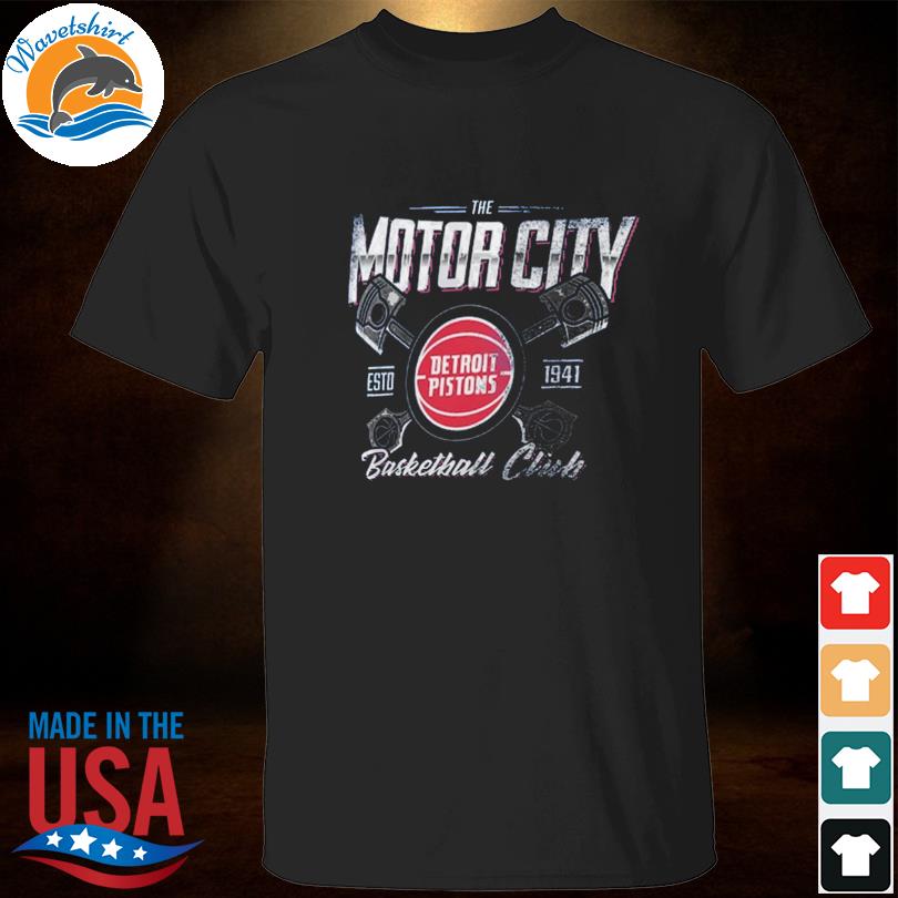 The motor city detroit pistons basketball club shirt