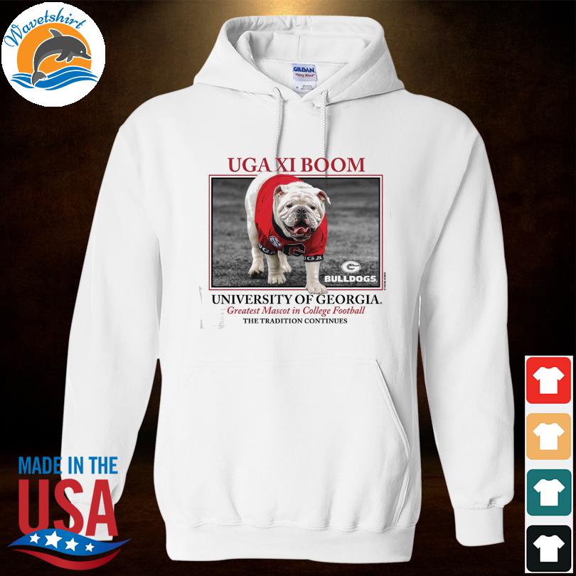 Georgia Bulldogs UGA XI BOOM Greatest mascot in College Football the  Tradition Continues shirt, hoodie, sweater, long sleeve and tank top