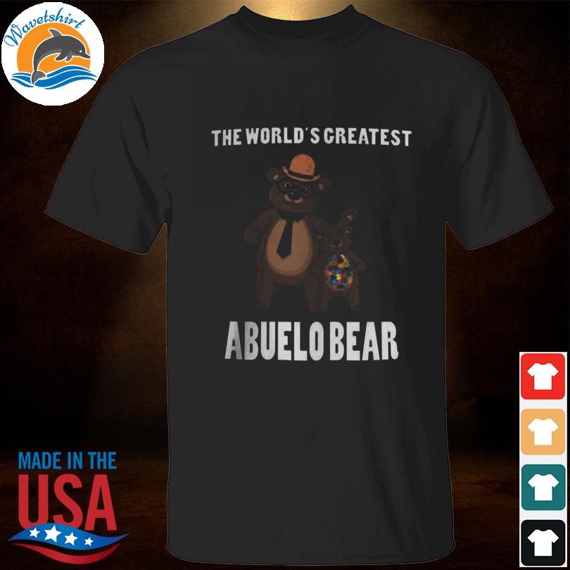 Abuelo bear bear autism black 2023 shirt