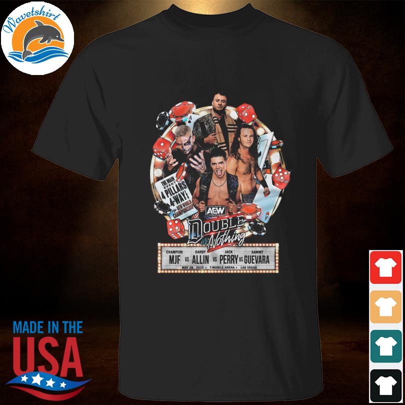Aew shop double or nothing matchup mjf vs darby allin vs jack perry vs sammy guevara shirt