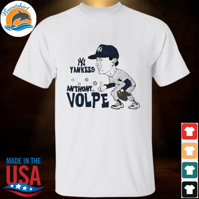 Anthony volpe new york yankees homage caricature 2023 shirt