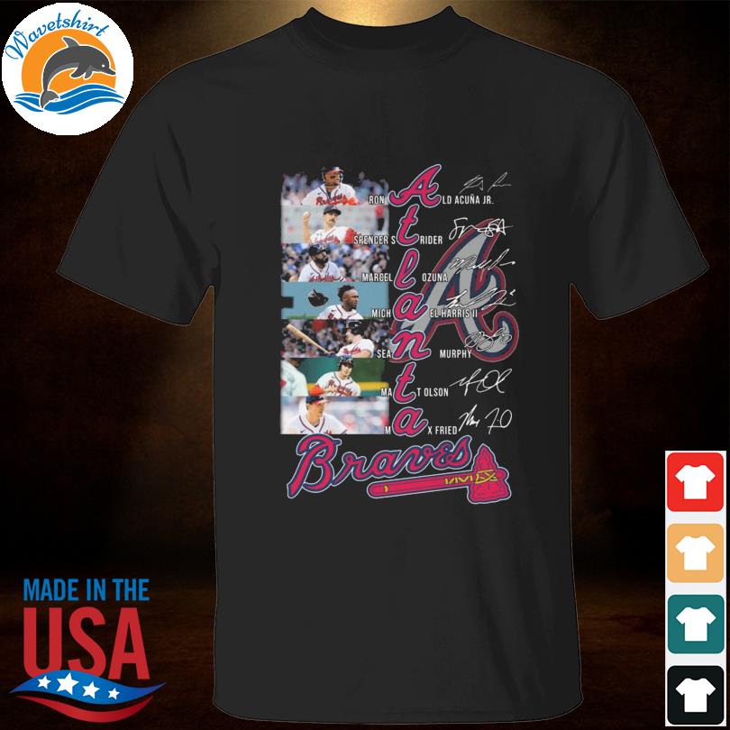 Atlanta Braves Players signatures shirt - Shirts Bubble