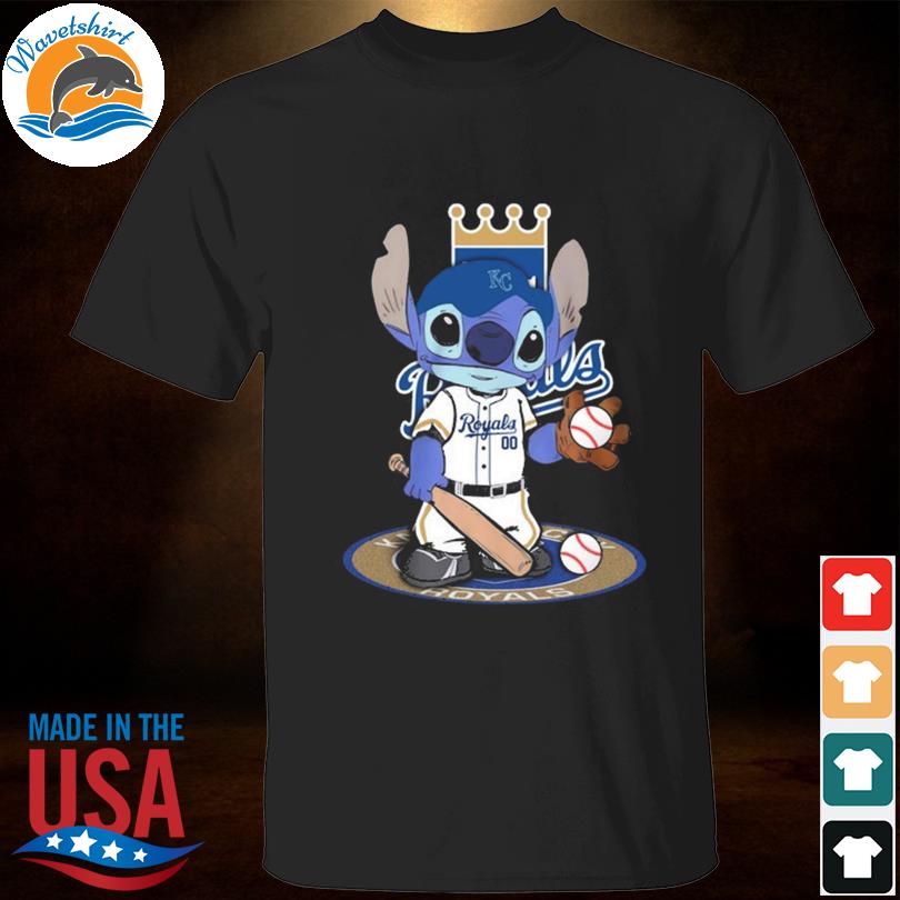 Baby Stitch Kansas City Royals baseball logo 2023 shirt