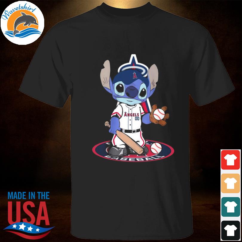 Baby Stitch Los Angeles Angels baseball logo 2023 shirt