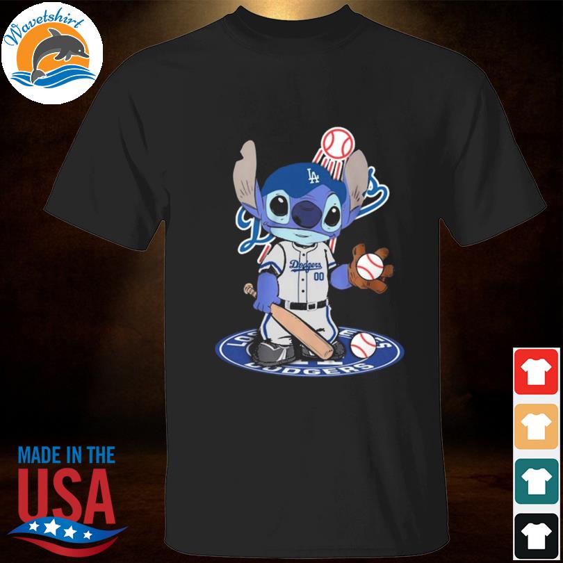 Baby Stitch Los Angeles Dodgers baseball logo 2023 shirt
