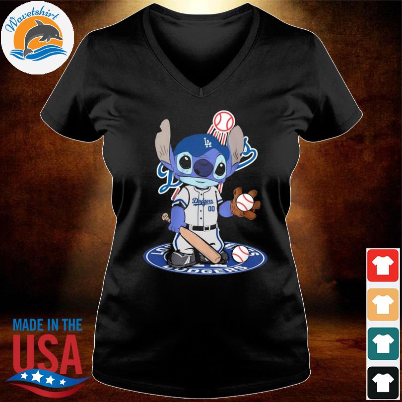 Official Stitch Baseball Los Angeles Dodgers Logo shirt - Long Sleeve T  Shirt, Sweatshirt, Hoodie, T Shirt