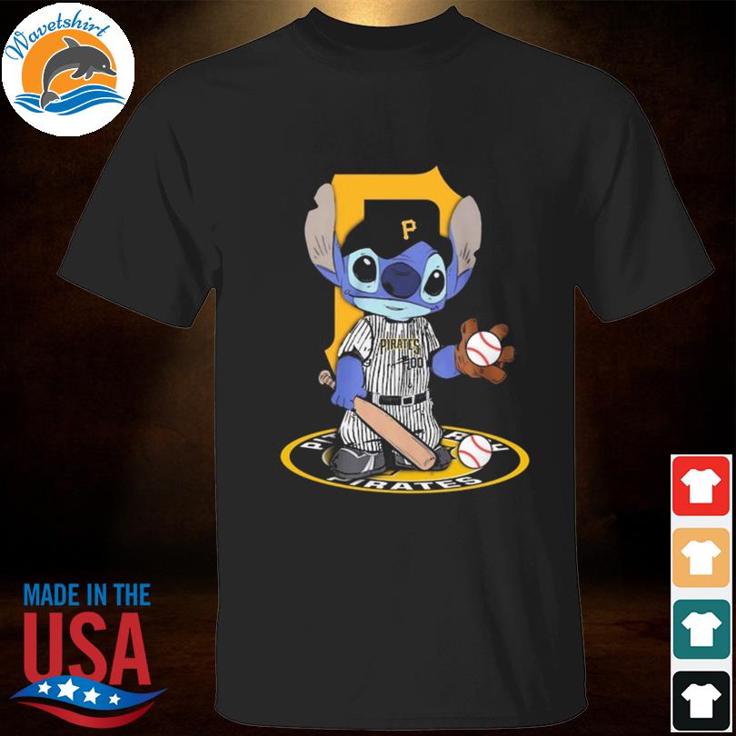 Baby Stitch Pittsburgh Pirates baseball logo 2023 shirt