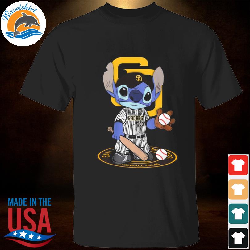 Baby Stitch San Diego Padres baseball logo 2023 shirt