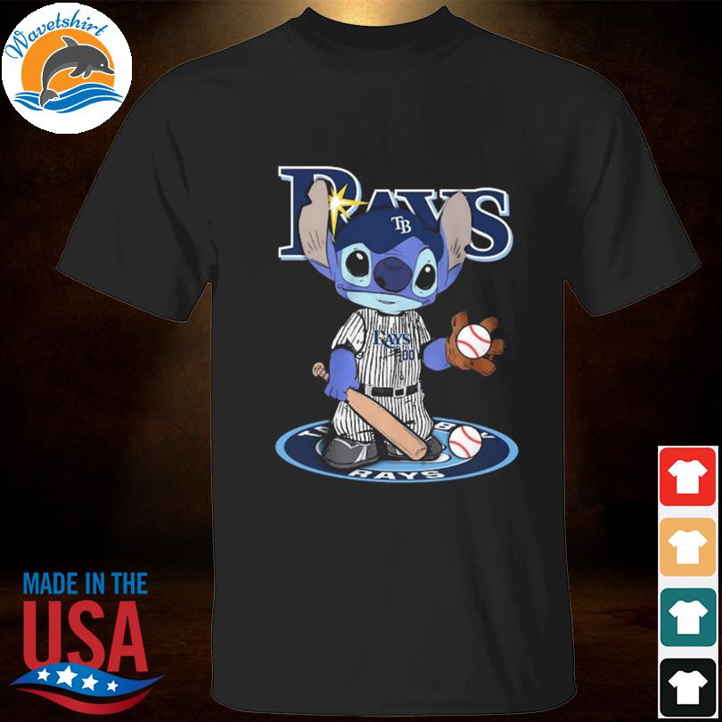 Baby Stitch Tampa Bay Rays baseball logo 2023 shirt