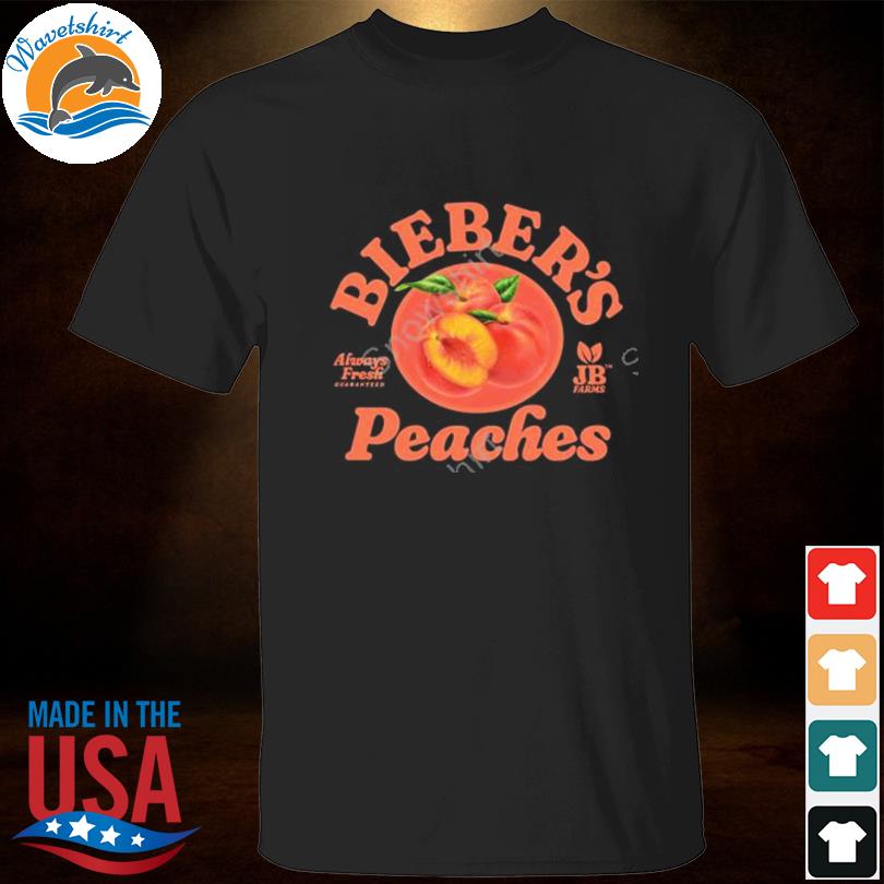 Bieber's peaches 2023 shirt