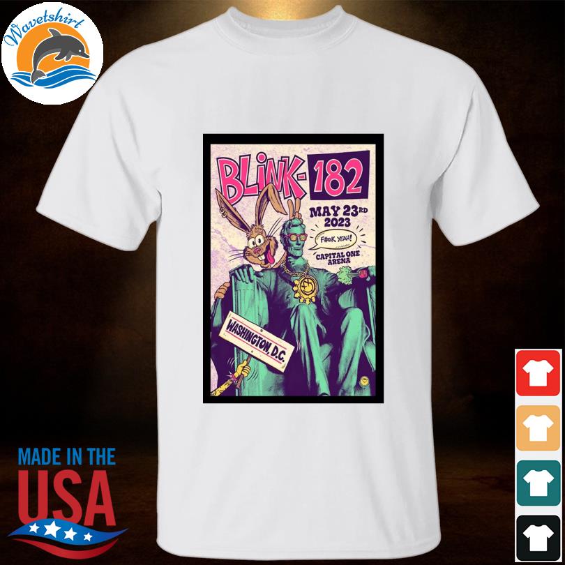 Blink-182 2023 Washington Dc world tour shirt