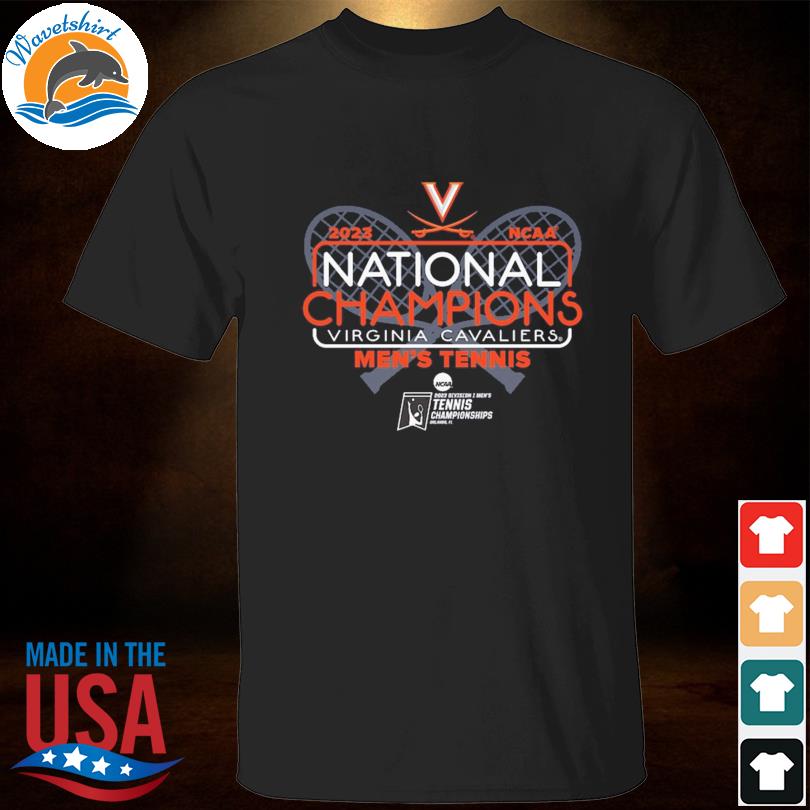 Blue 84 2023 ncaa men's tennis national champions Virginia cavaliers shirt