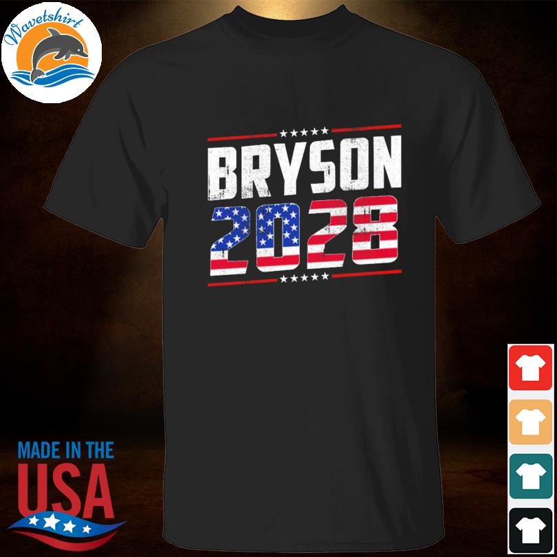 Bryson 2028 American flag shirt