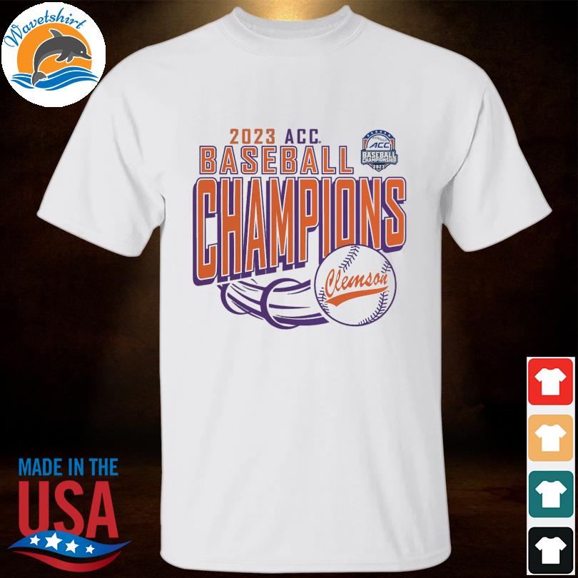 Clemson Tigers 2023 ACC Baseball Conference Tournament Champions T-Shirt