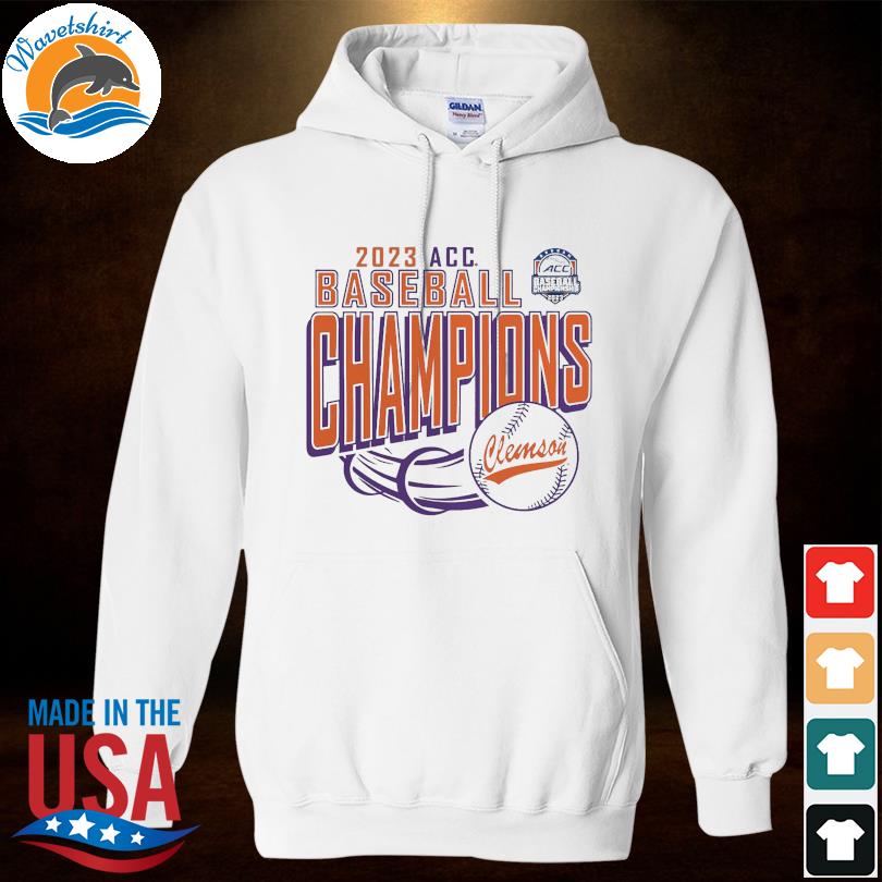 Clemson tigers women's 2023 acc baseball conference tournament champions s Hoodied