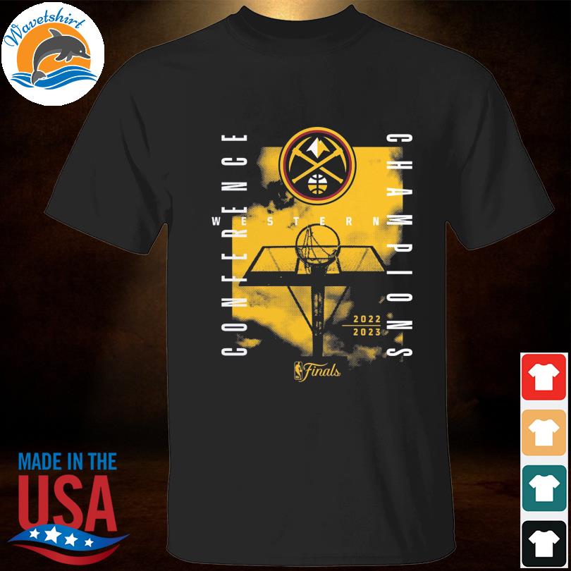 Denver nuggets western conference champions free throw courtside 2023 shirt