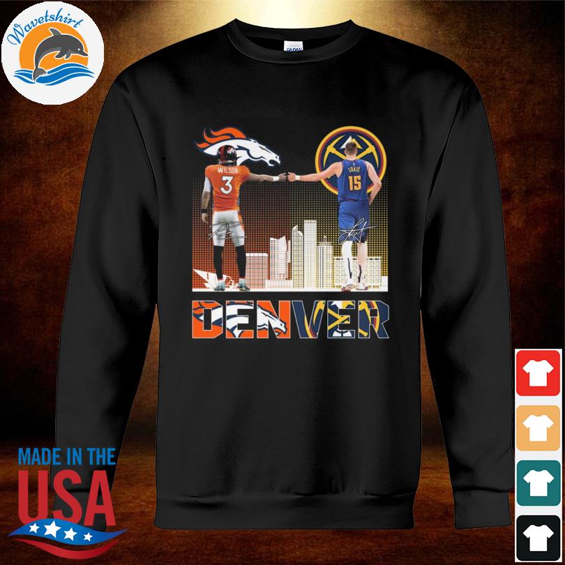 Best nikola Jokic and Russell Wilson Denver signatures shirt, hoodie,  sweater, long sleeve and tank top