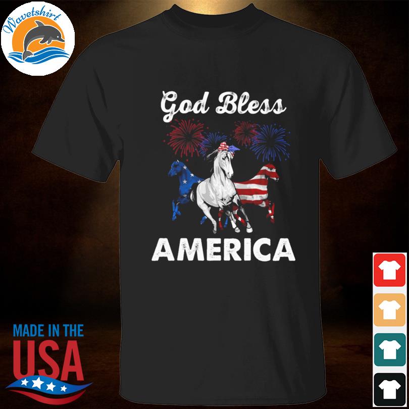 Happy god bless horse American 2023 shirt