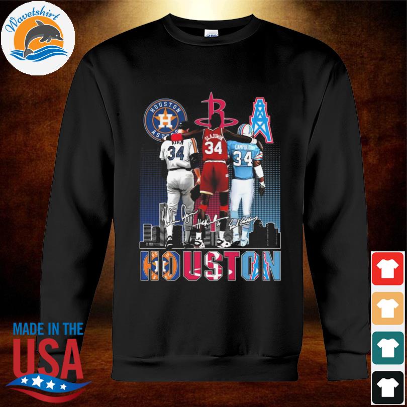 Houston Astros Ryan Houston Rockets Olajuwon Houston Oilers