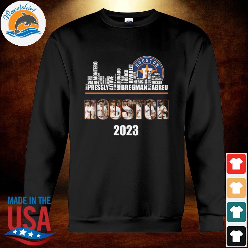 Houston Astros skyline 2023 pressly bregman abreu shirt, hoodie