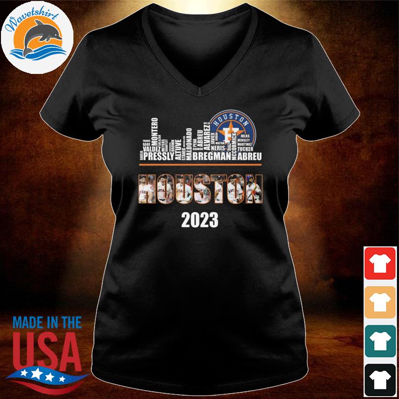 Houston Astros skyline 2023 pressly bregman abreu shirt, hoodie