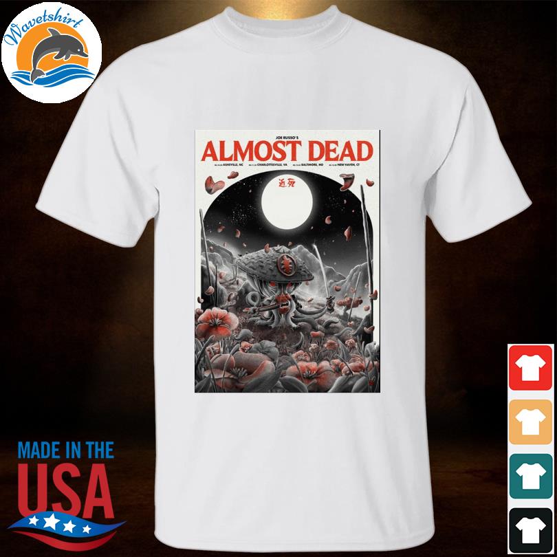 Joe russo's almost dead atlantic coast run tour 2023 shirt