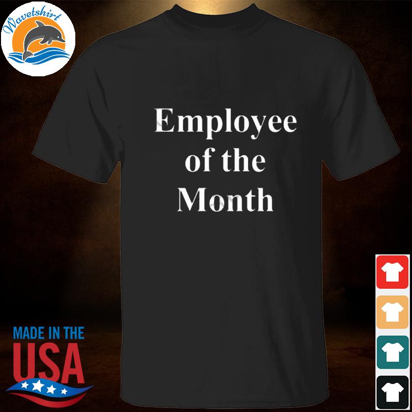 Josh freese wearing employee of the month shirt