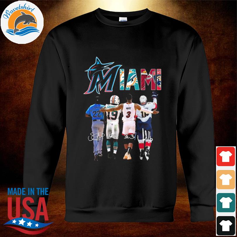 Official Miami Dolphins, Miami Heat, Miami Marlins and Florida Panthers  shirt, hoodie, sweater, long sleeve and tank top