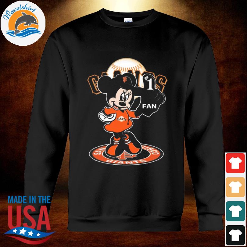 mickey mouse sf giants t shirt