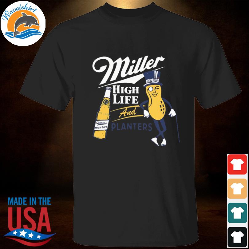 Miller high life x planters shirt