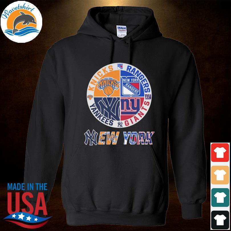 New York Giants New York Yankees New York Rangers New York Knicks New York  Jets New York Mets New York City 2023 Logo shirt, hoodie, sweater, long  sleeve and tank top