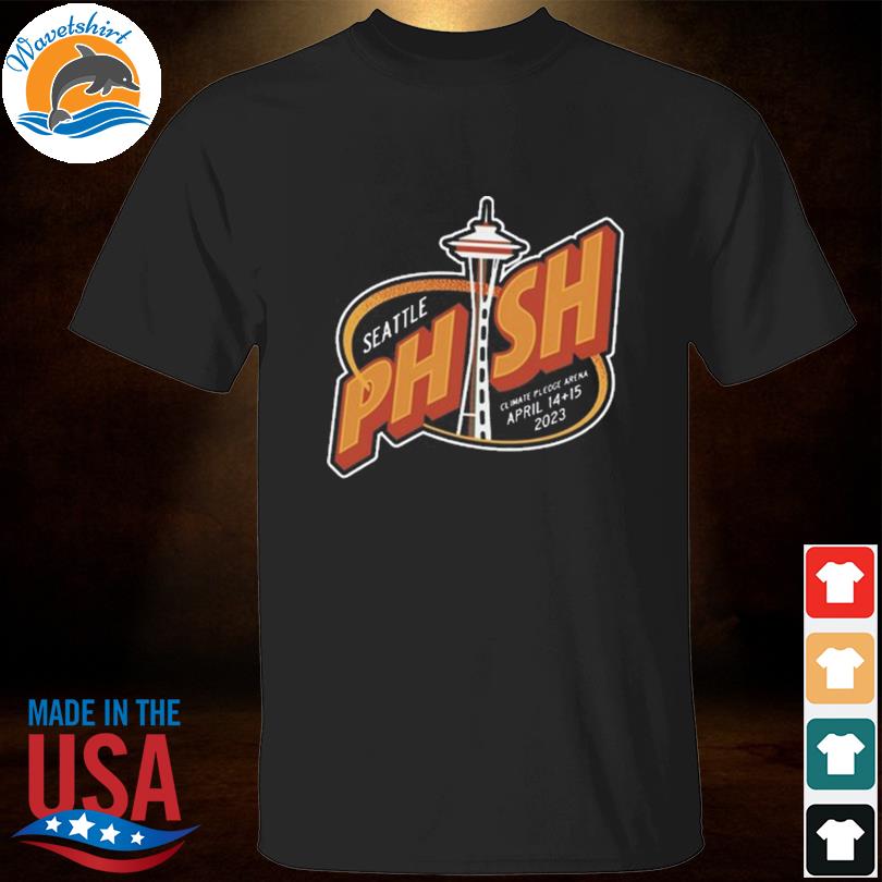 Phish tour climate pledge arena seattle wa april 14 2023 shirt