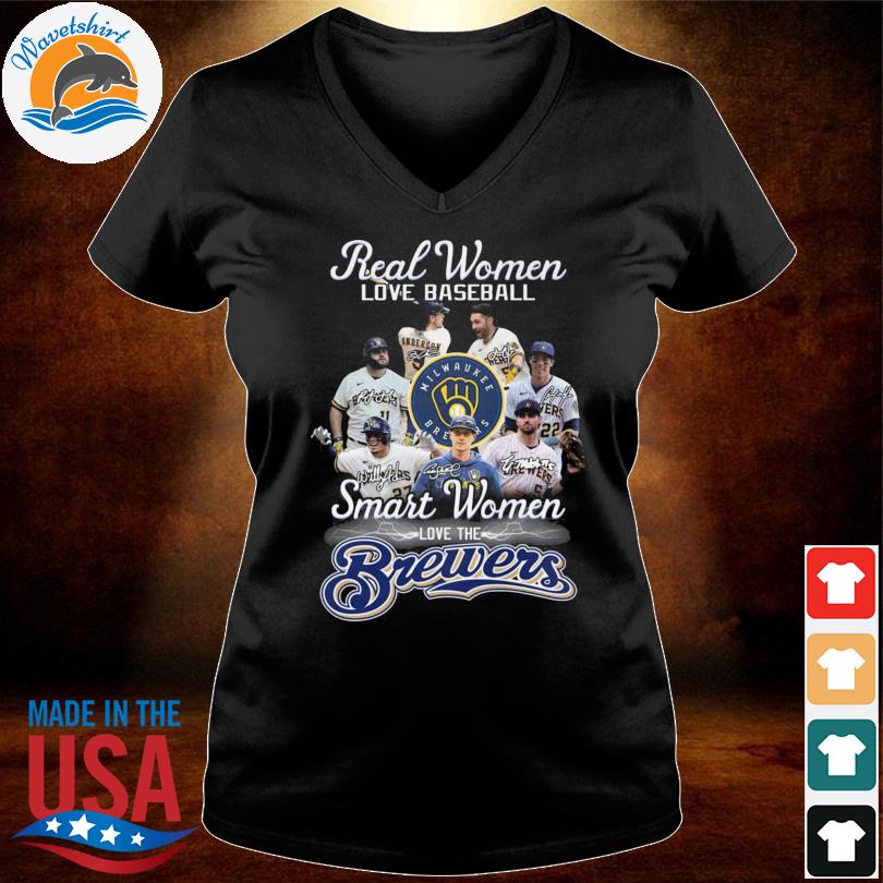 Just A Woman Who Loves Milwaukee Brewers 2023 Signatures Shirt