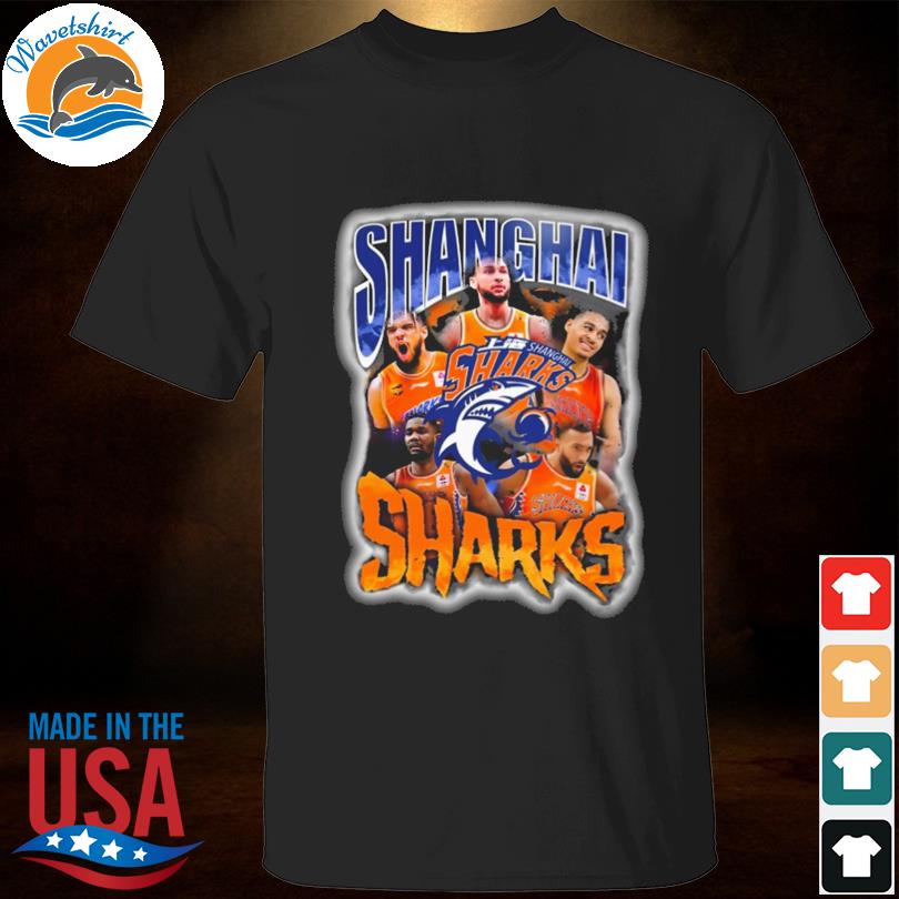 Shanghai Sharks all team player 2023 shirt
