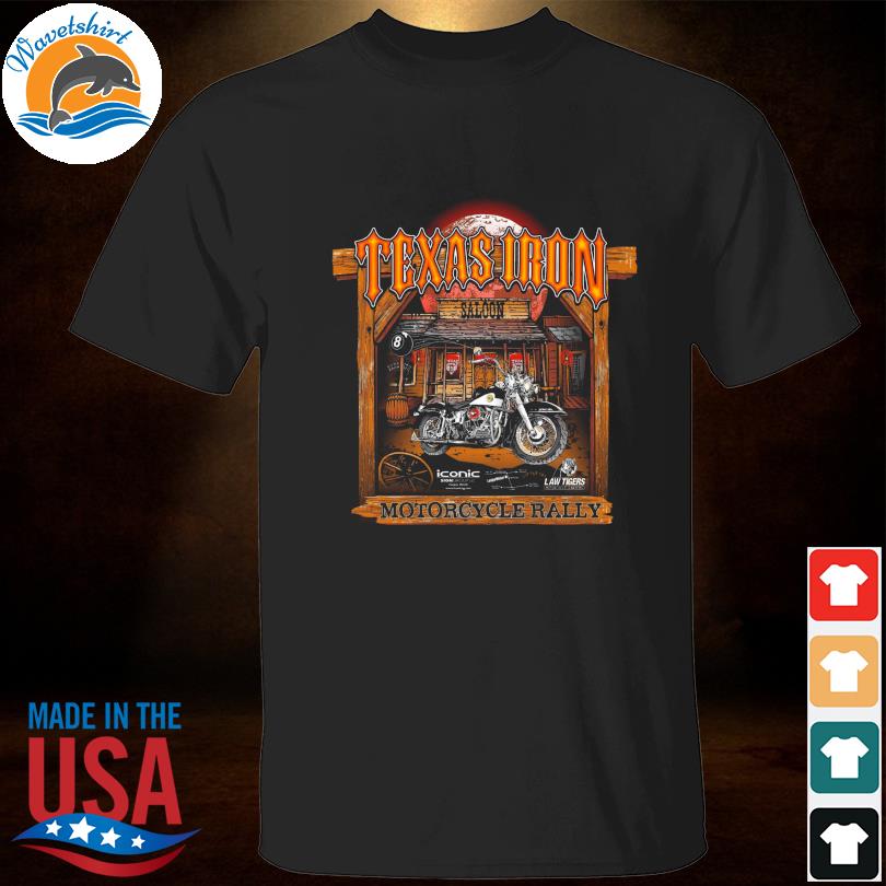 Texas Iron Motorcycle rally shirt