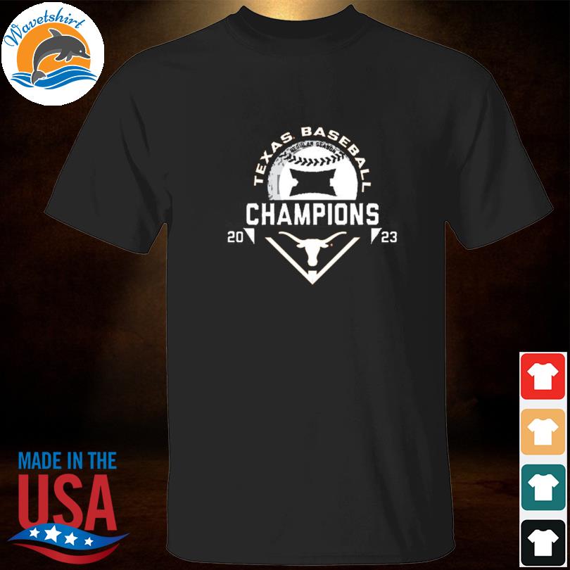 Texas Longhorns Blue 84 2023 Big 12 Baseball Regular Season Champions T-Shirt