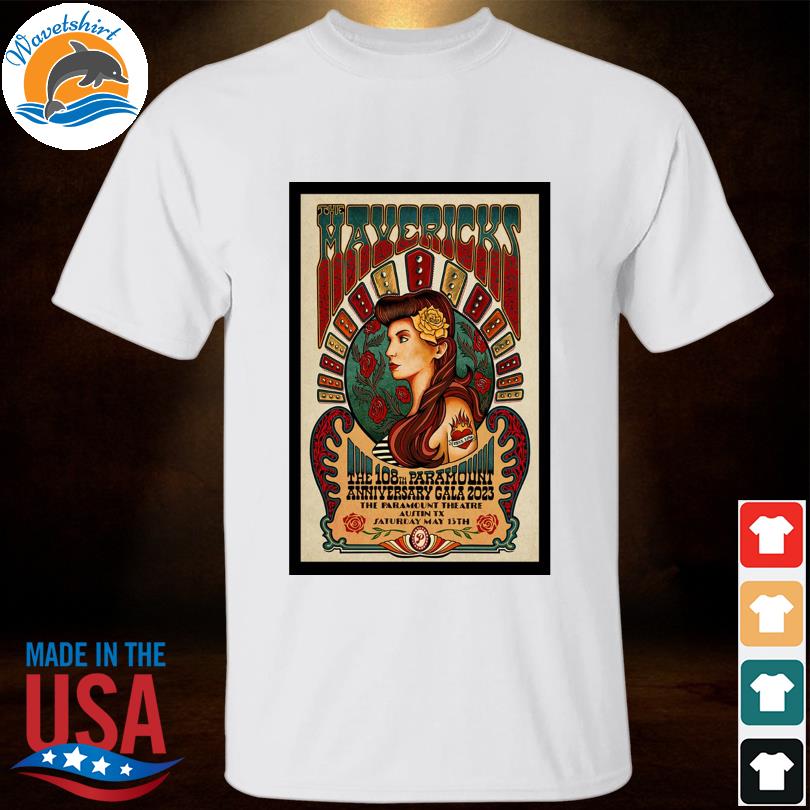 The Mavericks May 13, 2023 Paramount Theatre Austin, TX Poster shirt