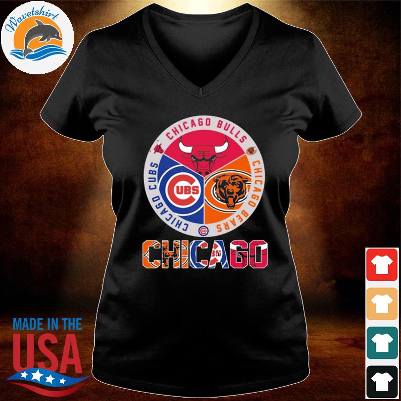 Chicago Cubs circle bear logo shirt, hoodie, sweatshirt, ladies tee and  tank top