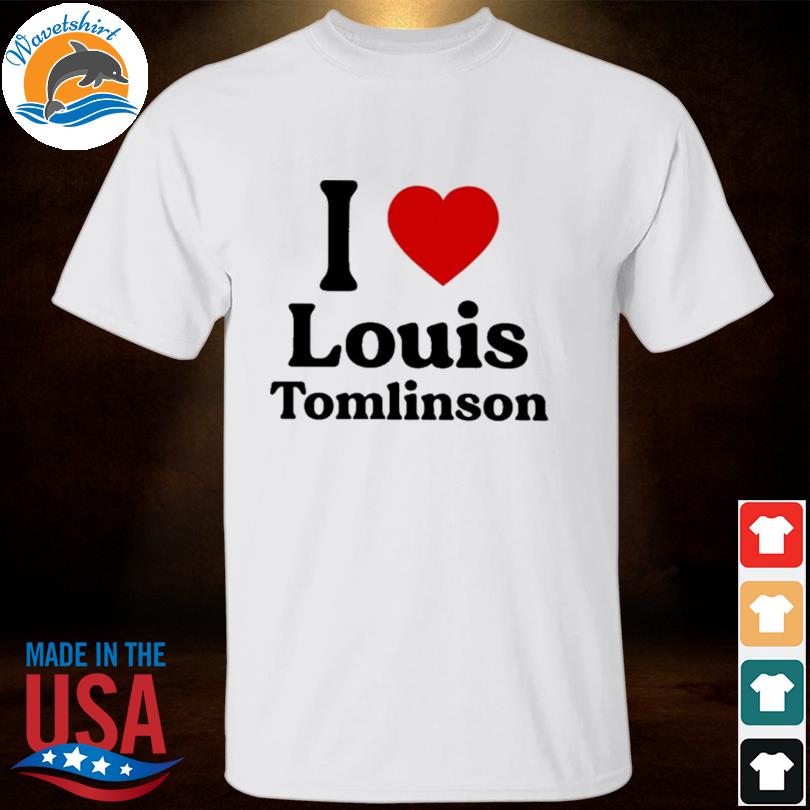 Shibafor I Love Louis Tomlinson Black Shirt