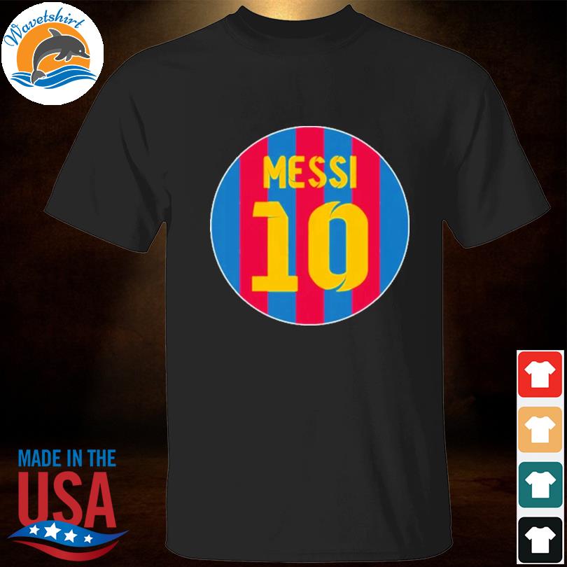 TeeShirtPalace Messi Number 10 Retired Soccer Jersey Kids T-Shirt