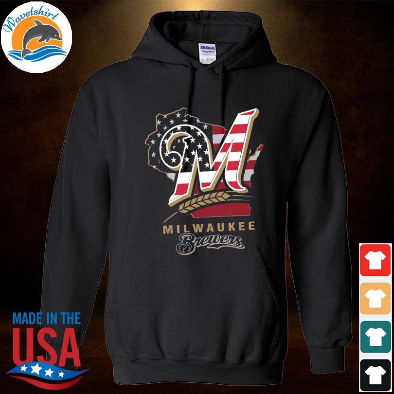 Milwaukee brewers flag american 2023 shirt, hoodie, longsleeve tee, sweater