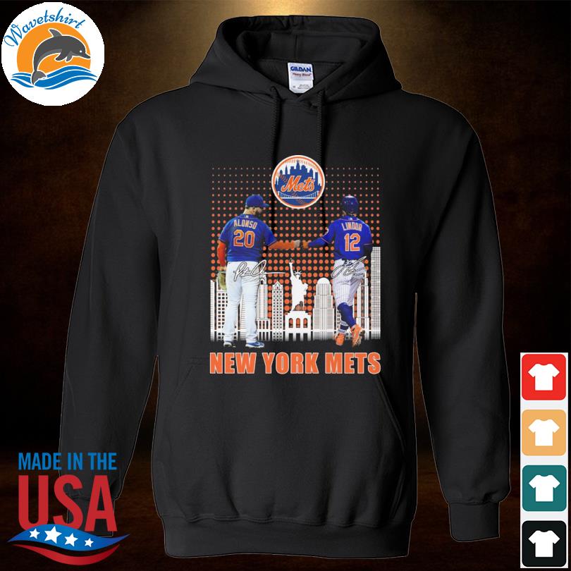 New York Mets Skyline Pete Alonso And Francisco Lindor Signatures shirt,  hoodie, sweater, long sleeve and tank top